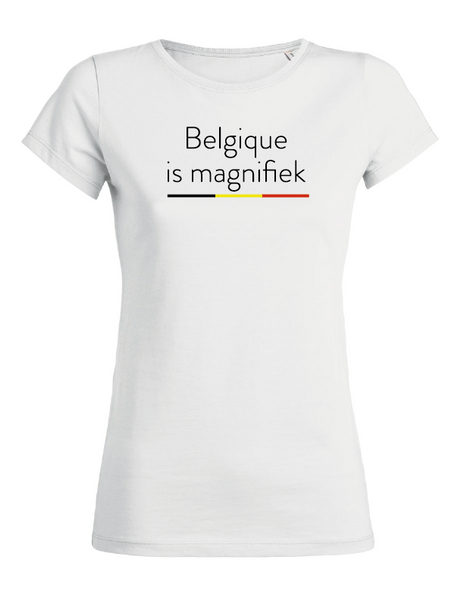 t-shirt Belgique is magnifiek (vr)