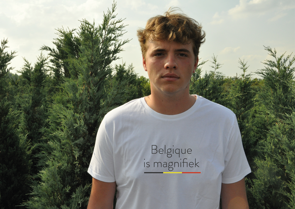 t-shirt belgique is magifiek (man)