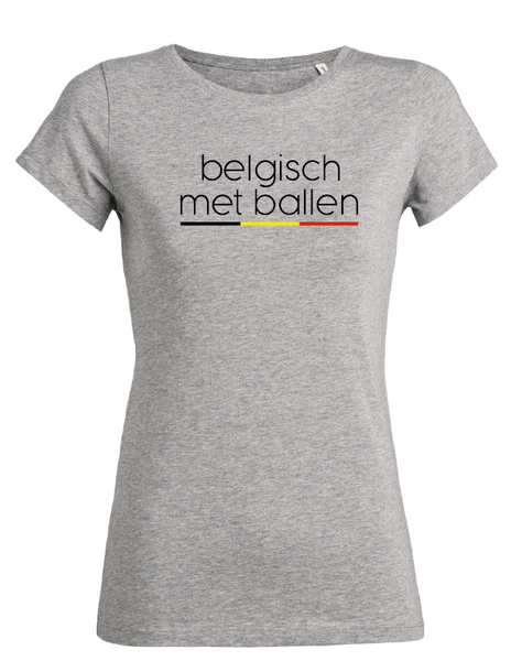 t-shirt belgisch met ballen (vr)