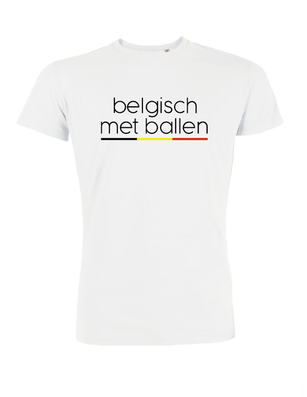 t-shirt belgisch met ballen (man)