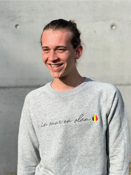 Sweater 'In vuur en vlam' (m)