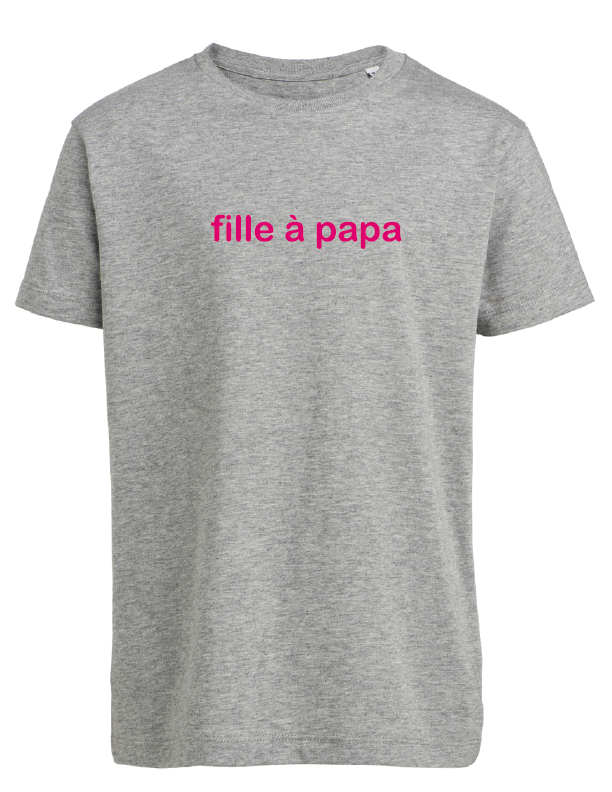 t-shirt fille à papa