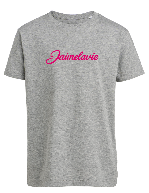t-shirt jaimelavie fuchsia flock