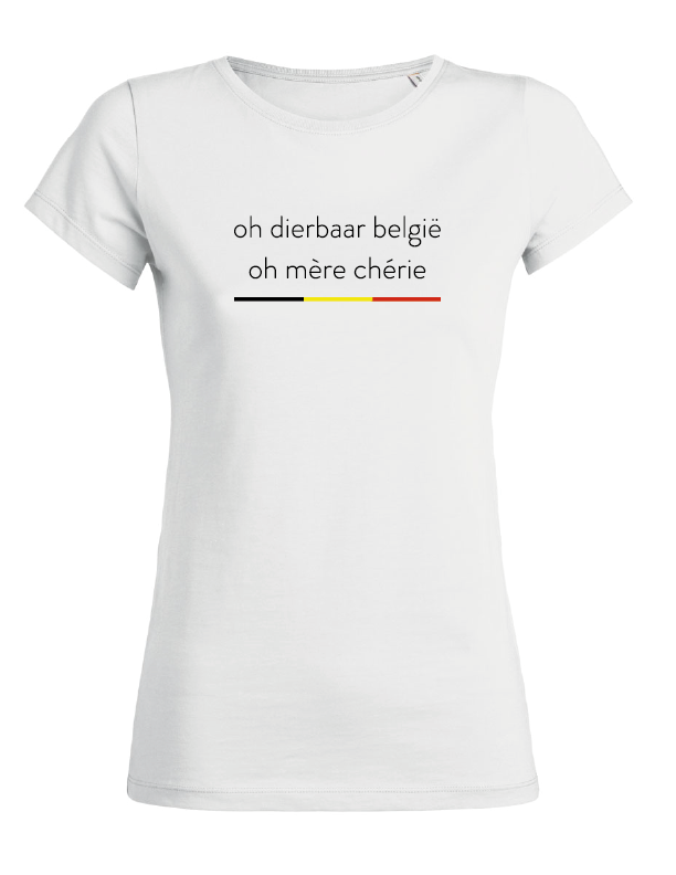 t-shirt oh dierbaar belgië (vr)