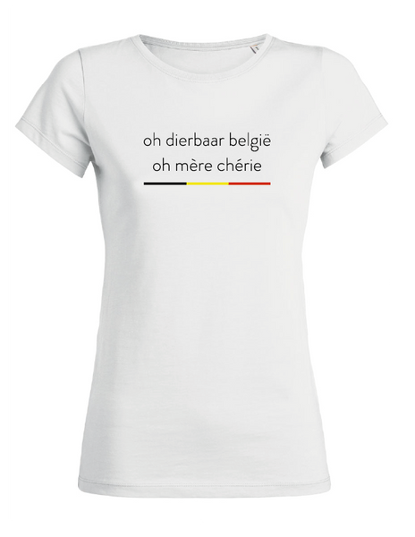 t-shirt oh dierbaar belgië (vr)