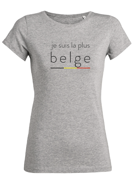 t-shirt je suis la plus belge