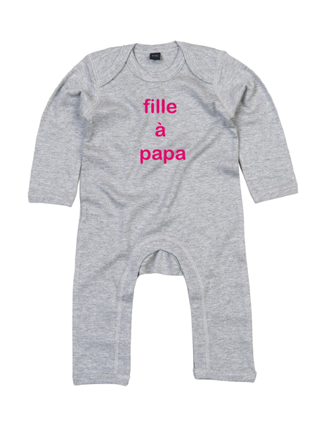 baby romper fille à papa