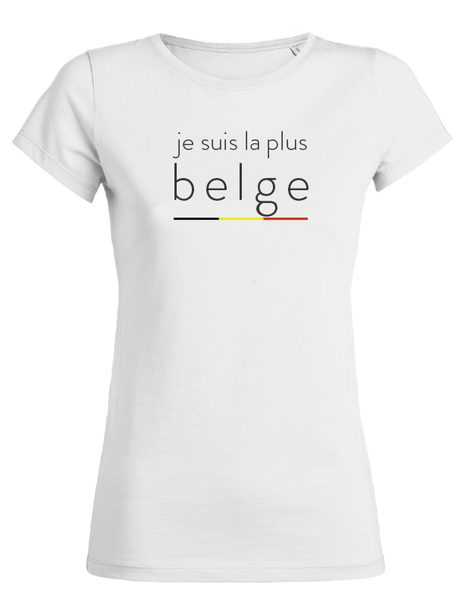 t-shirt je suis la plus belge
