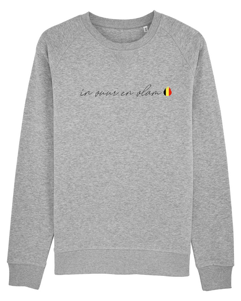 Sweater 'In vuur en vlam' (m)