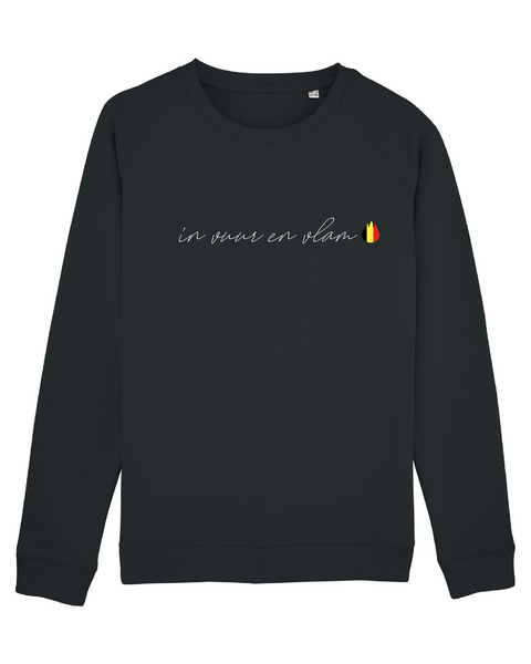 Sweater 'In vuur en vlam' (v)