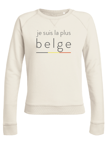 sweater je suis la plus belge